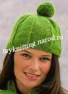 Модель№3 Шапочка с помпоном