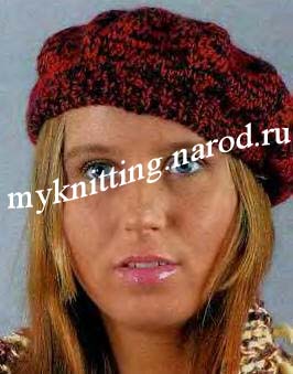 Модель№8 Красный берет