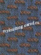 Узор с вытянутыми петлями №2