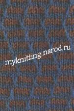 Узор с вытянутыми петлями №4